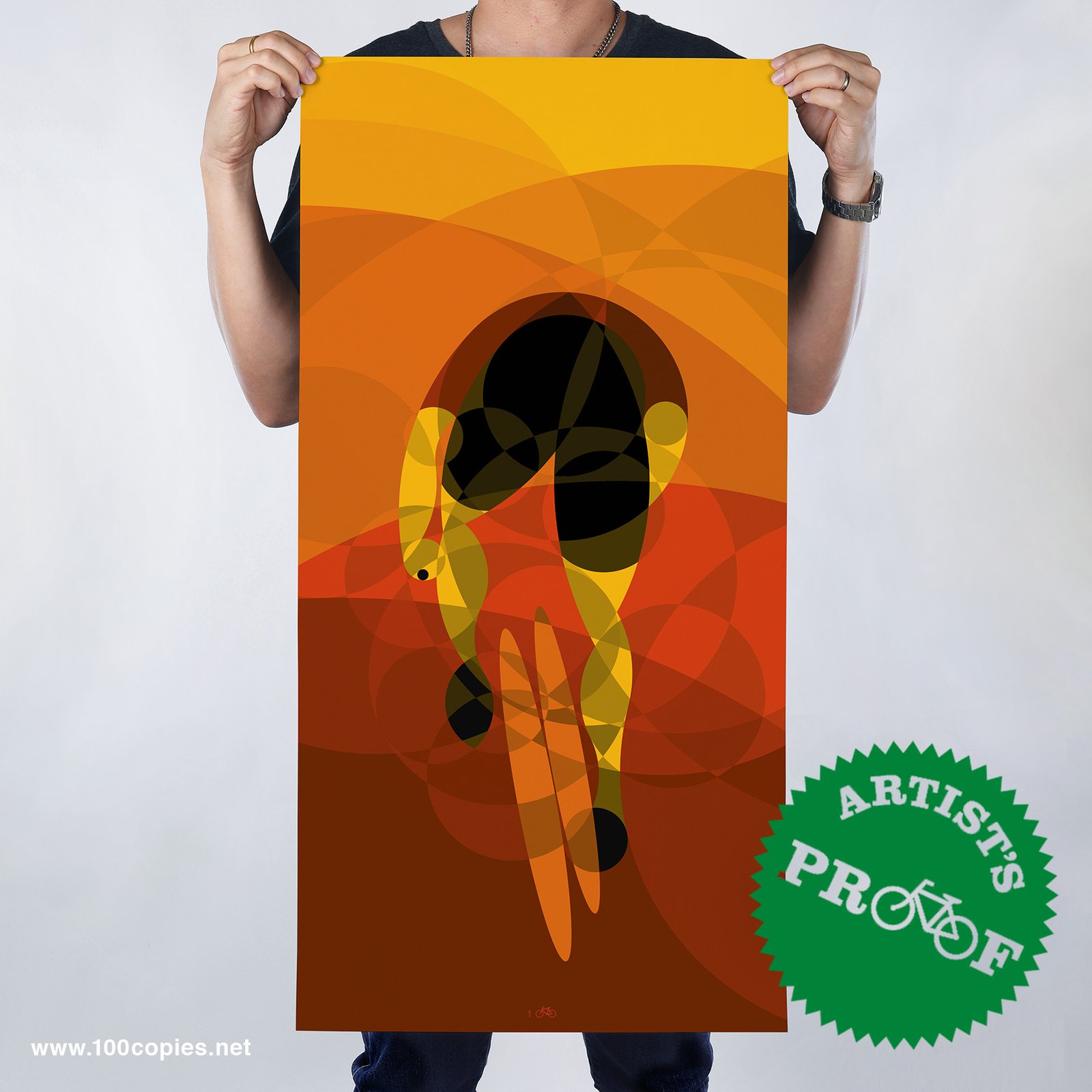 41AP - <b>Never Look Back</b> | 100copies Bicycle Art 41AP - <b>Never Look Back</b> | 100copies Bicycle Art